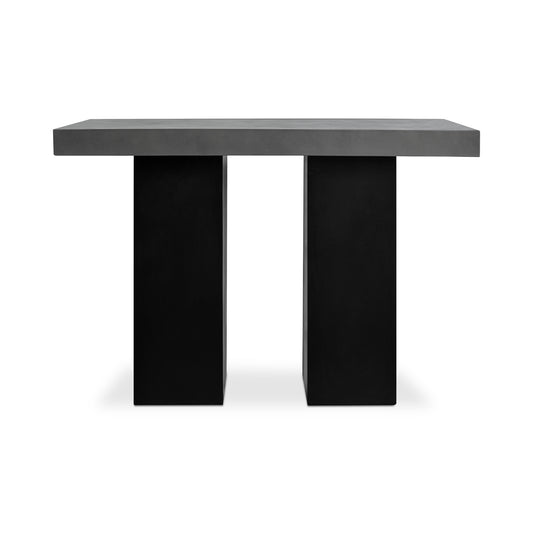 Lithic Outdoor Bar Table Grey