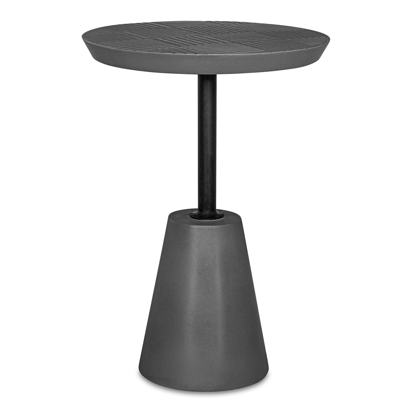 Foundation Outdoor Accent Table Dark Grey