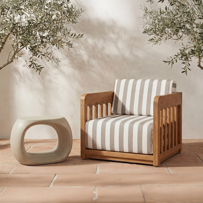 Albers Outdoor Stool Cream