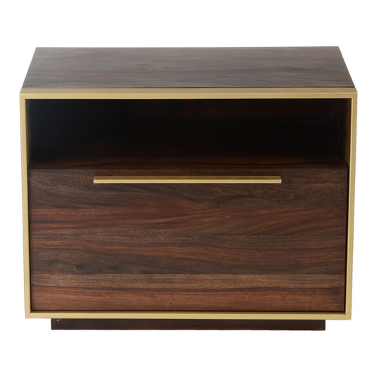 Focus Nightstand Dark Brown