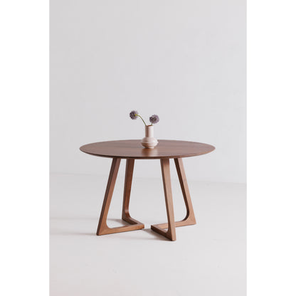 Godenza Round Dining Table Walnut