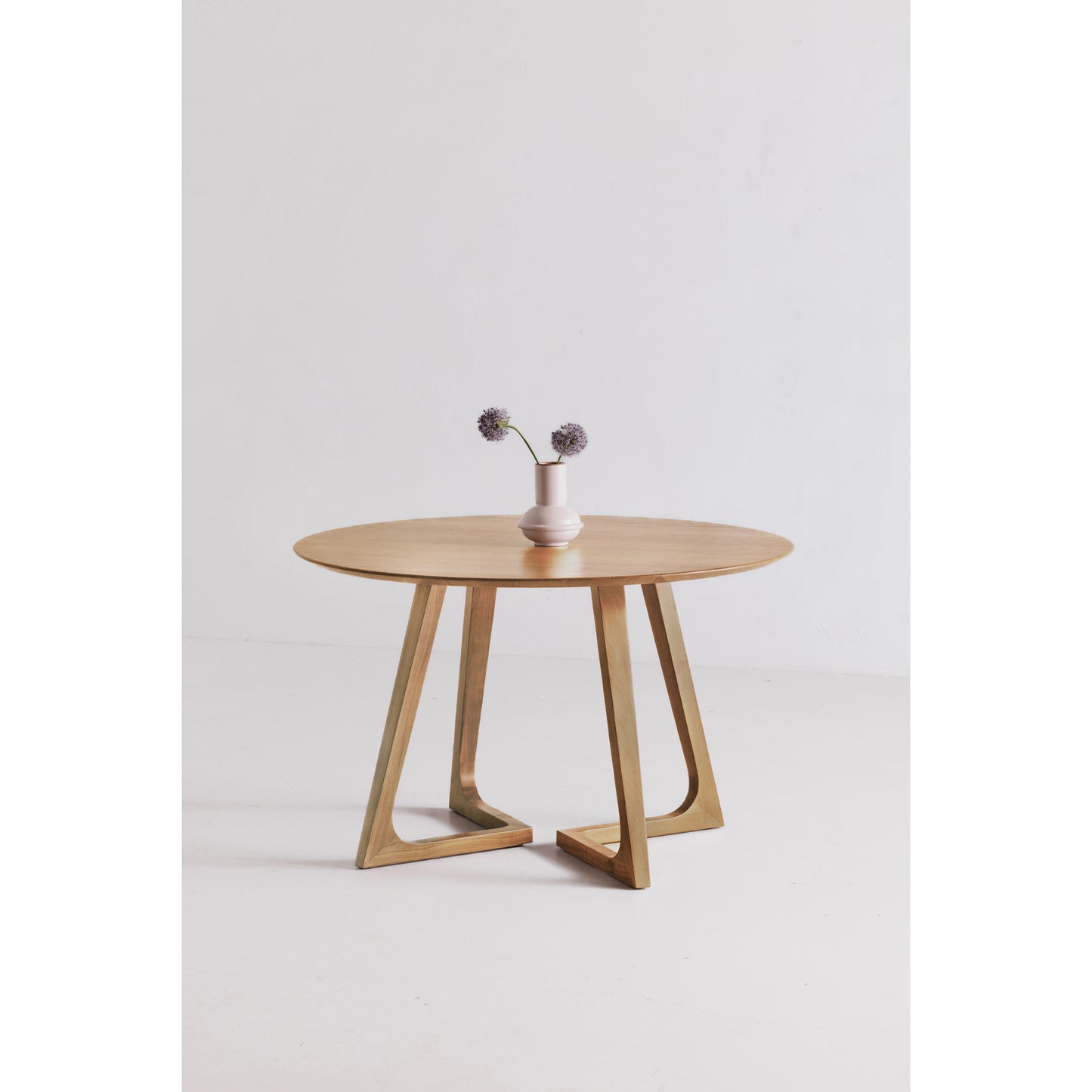 Godenza Round Dining Table Natural Oak