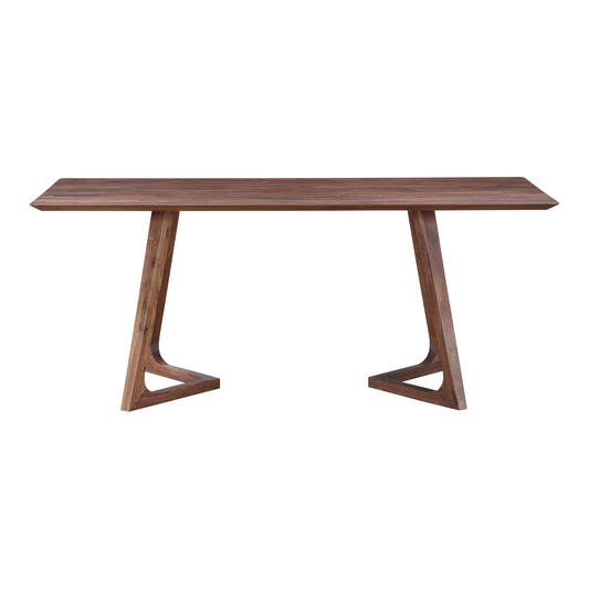Godenza Rectangular Dining Table Walnut