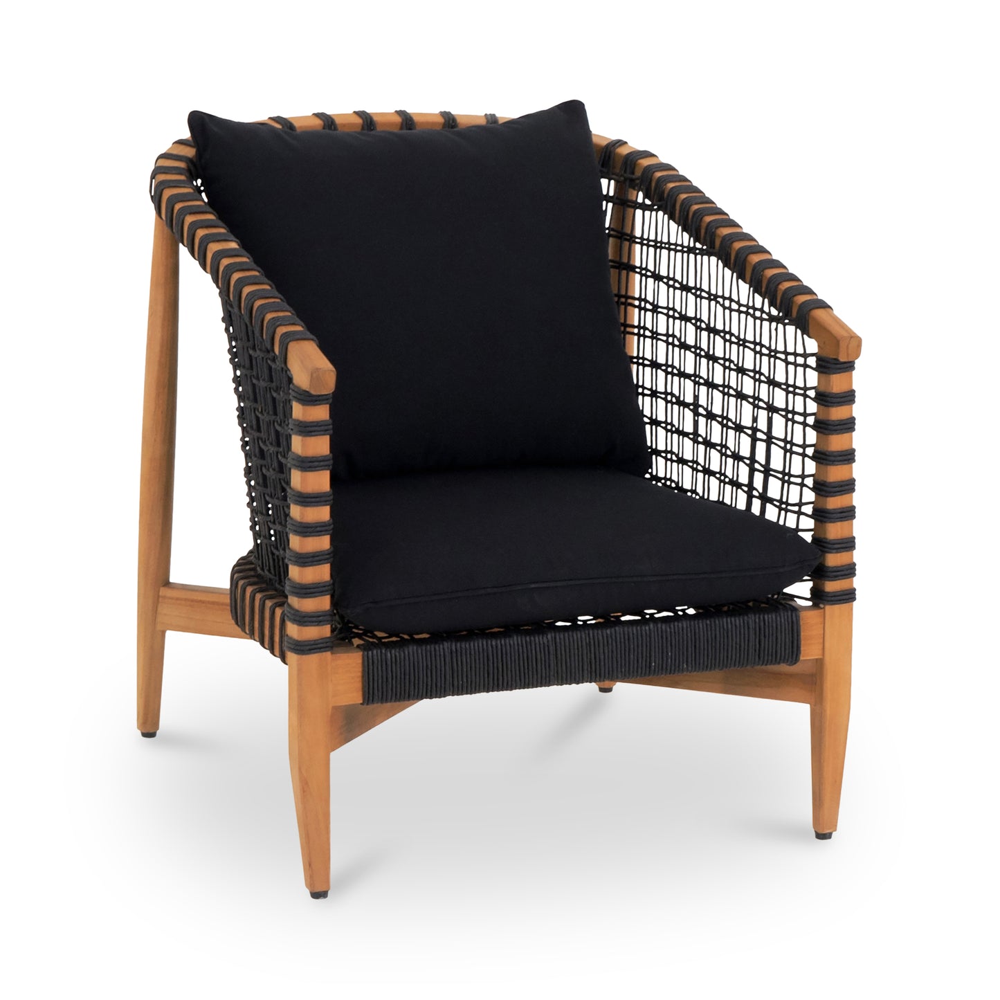 Kuna Outdoor Lounge Chair Black