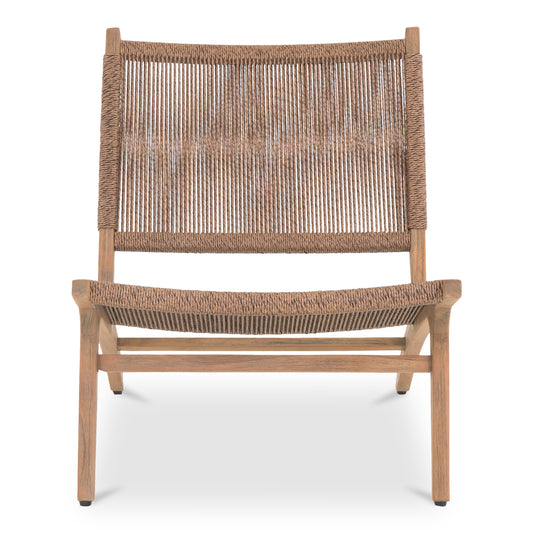 Palma Outdoor Lounge Chair Warm Brown