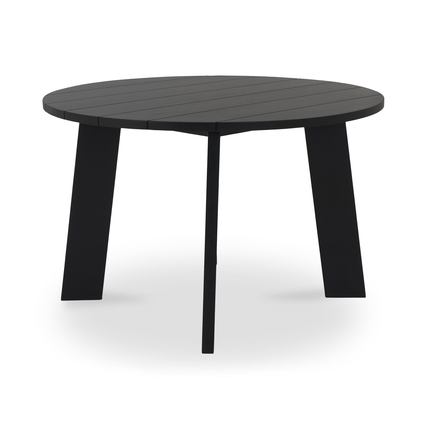 Delta Round Outdoor Dining Table Black