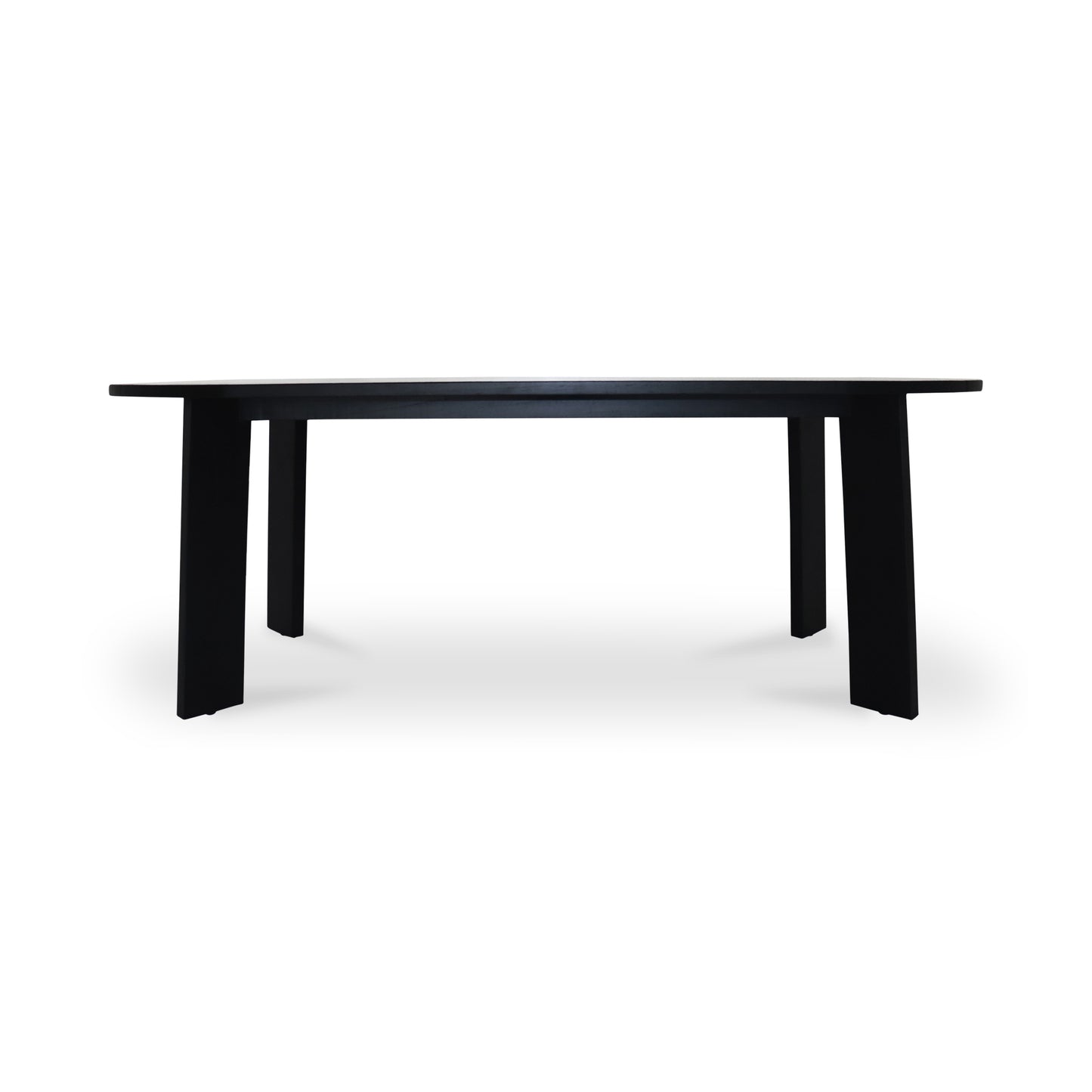 Delta Oval Outdoor Dining Table Black