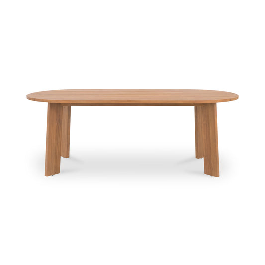 Delta Oval Outdoor Dining Table Natural