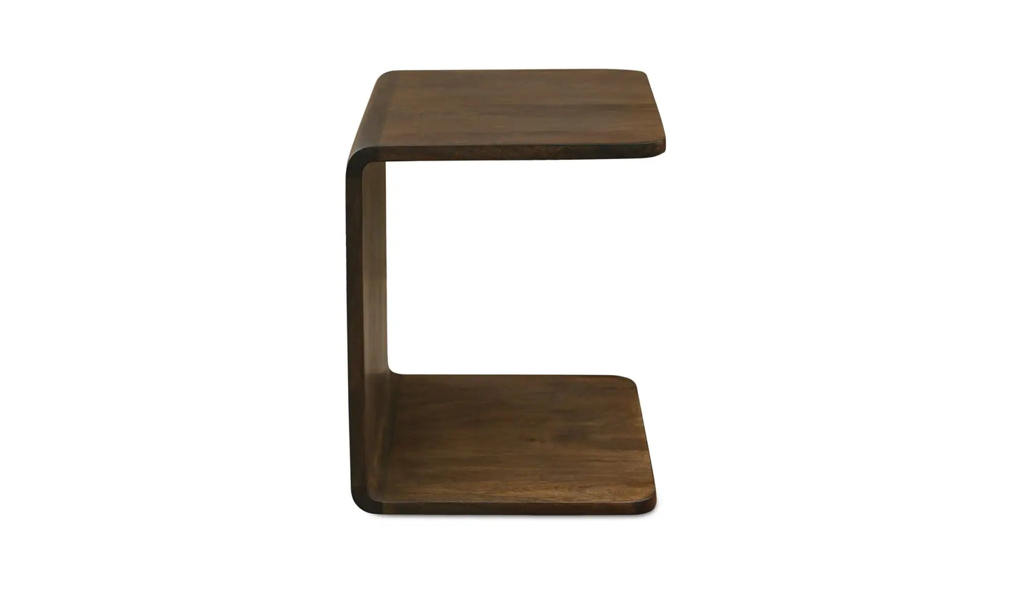 Carrie Side Table Dark Brown