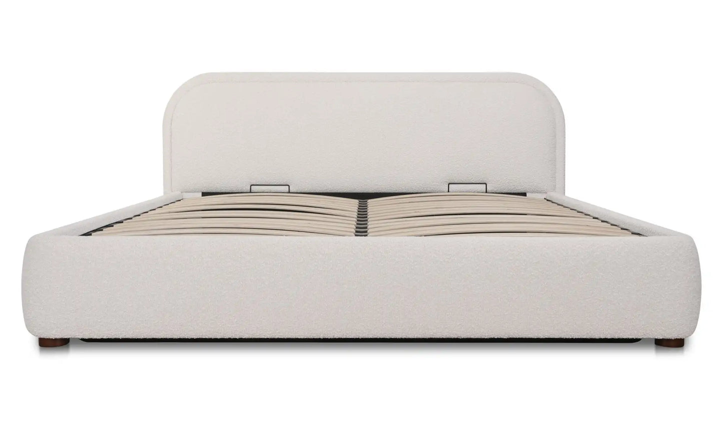 Colin Queen Storage Bed Oatmeal