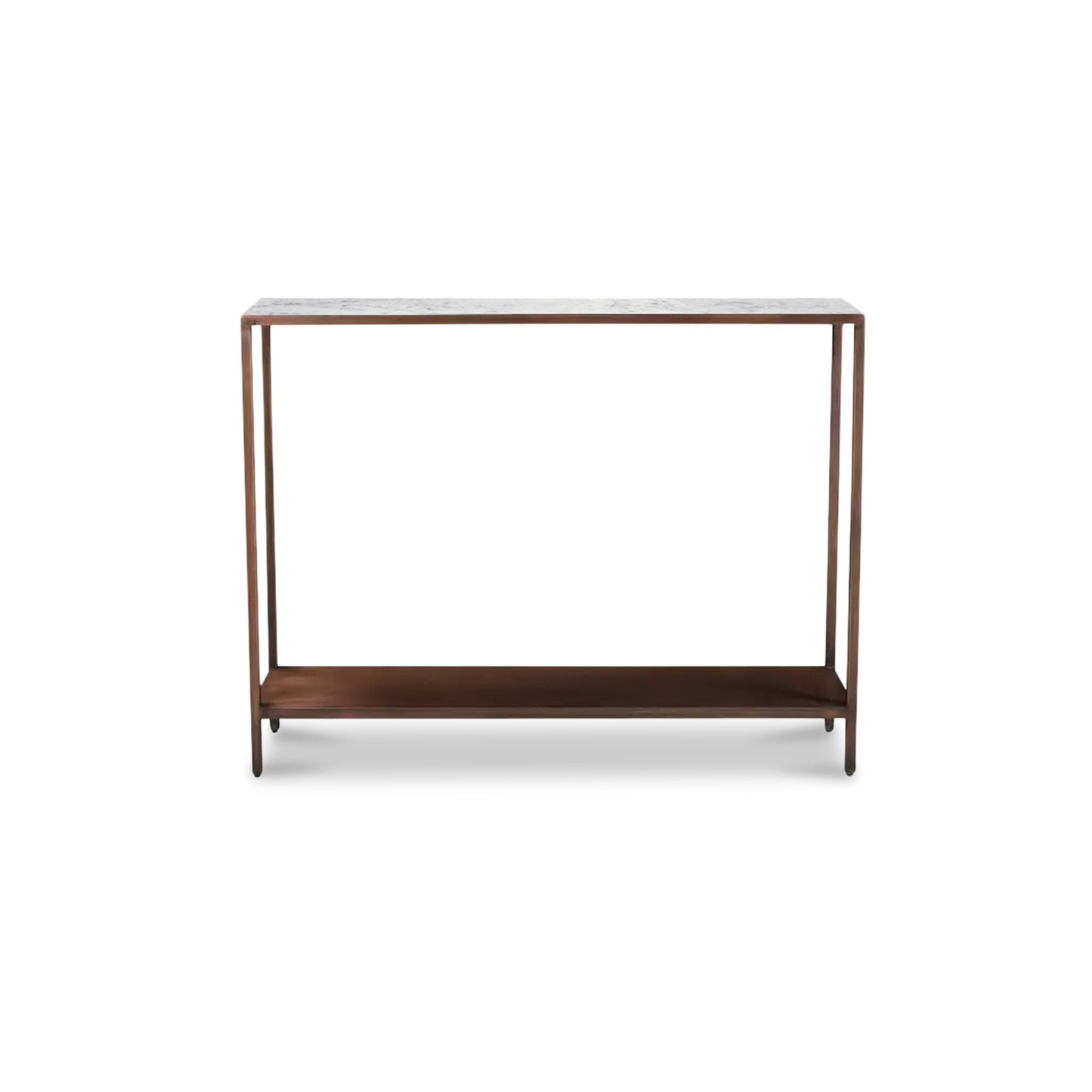 Bottego Console Table Antique Copper