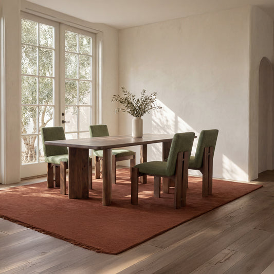 Lia Dining Table Dark Brown