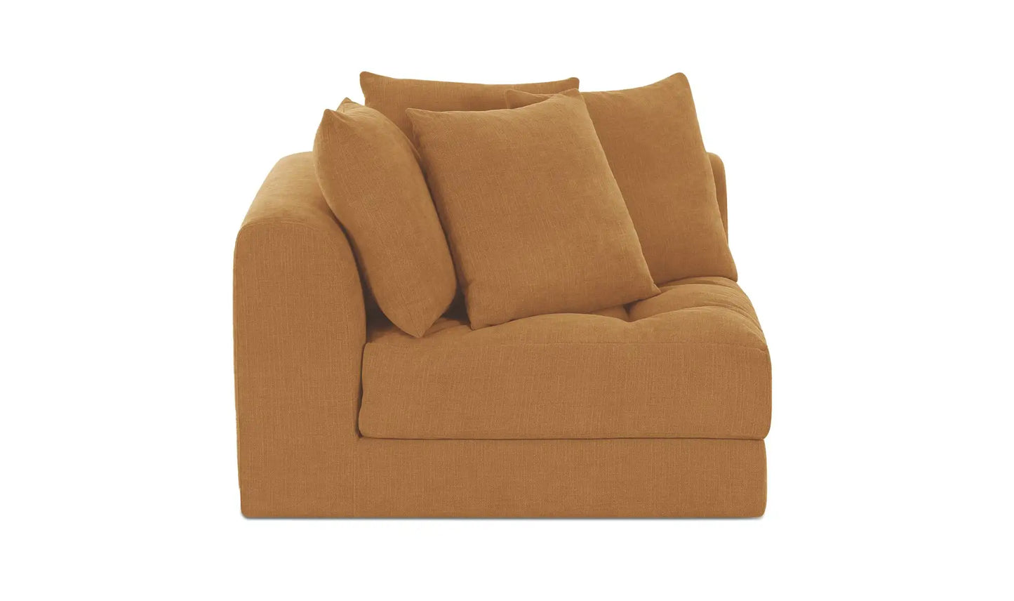Davie Corner Chair Golden Yellow
