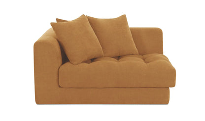 Davie Left Arm Facing Chair Golden Yellow