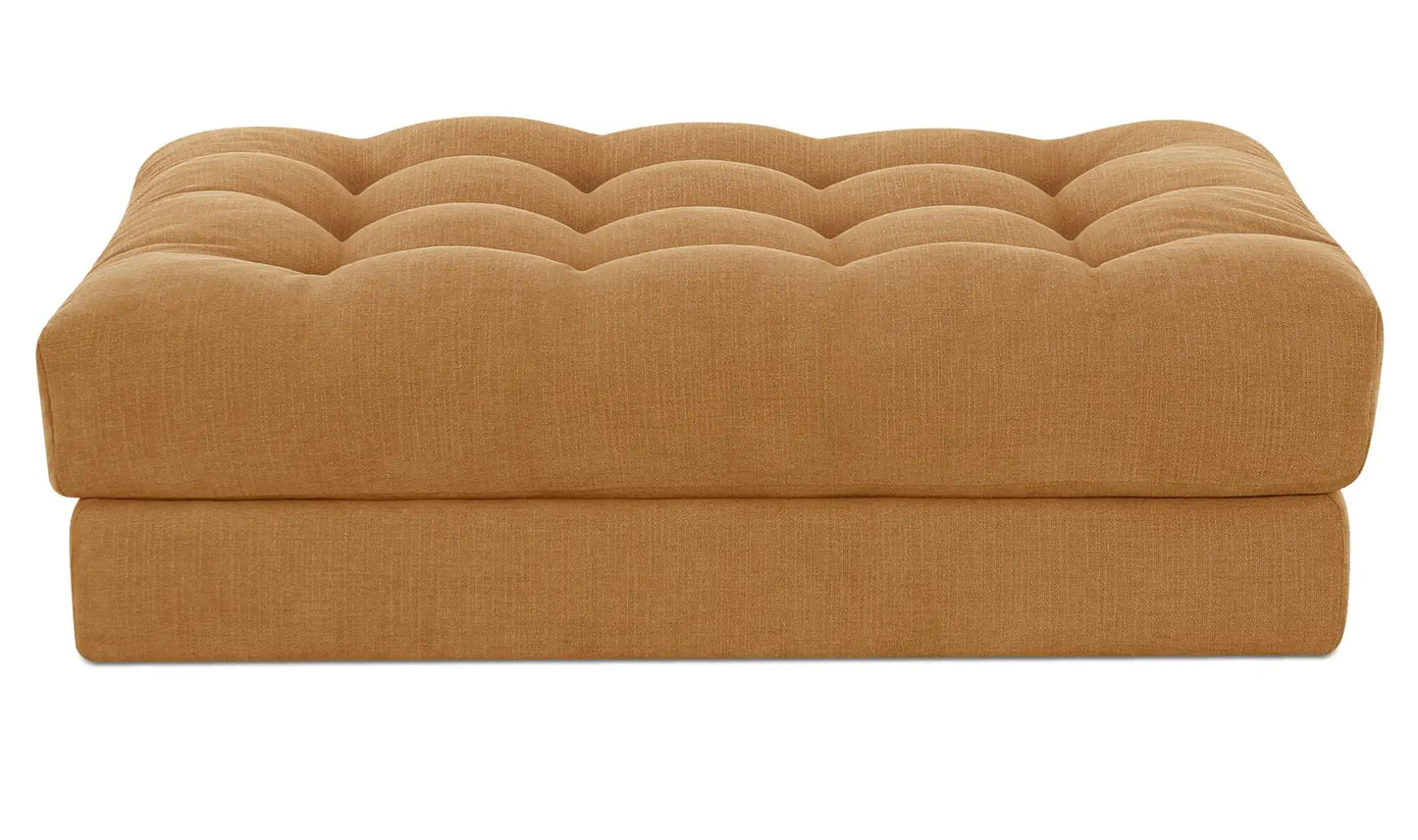 Davie Ottoman Golden Yellow