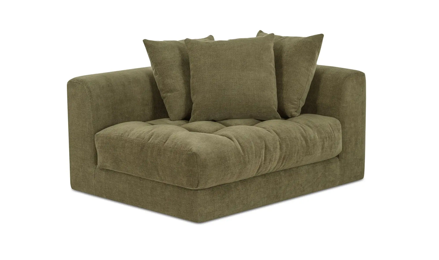 Davie Right Arm Facing Chair Olive