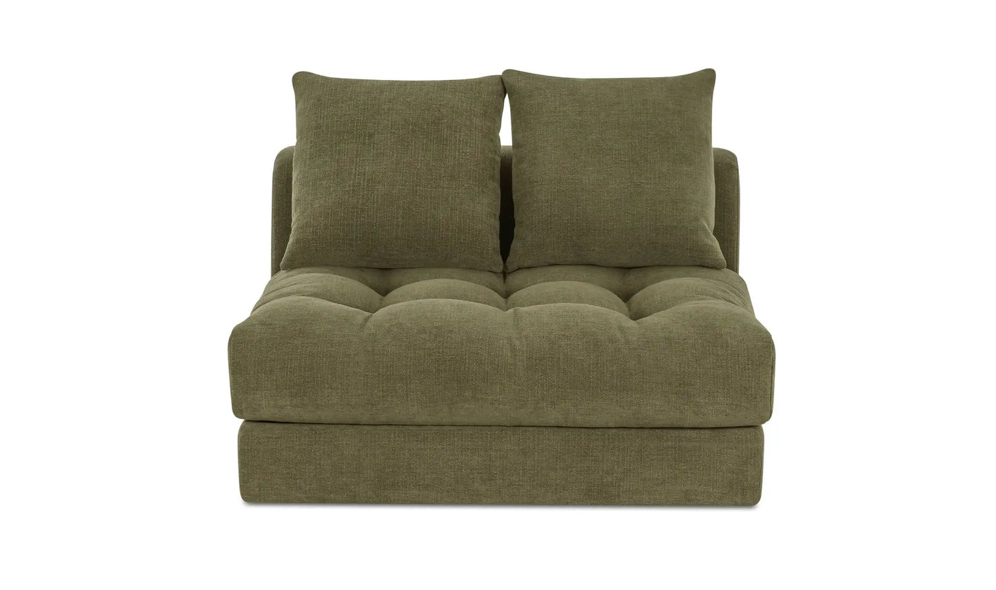 Davie Slipper Chair Olive