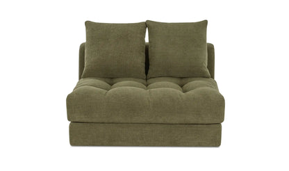 Davie Slipper Chair Olive