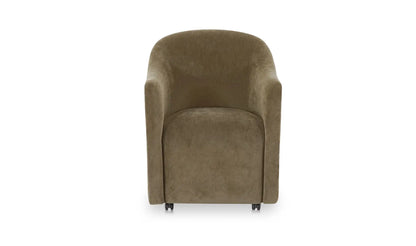 Drava Rolling Dining Chair Green