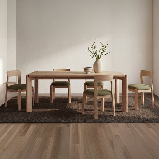 Oli Dining Chair Dark Green-Set of Two