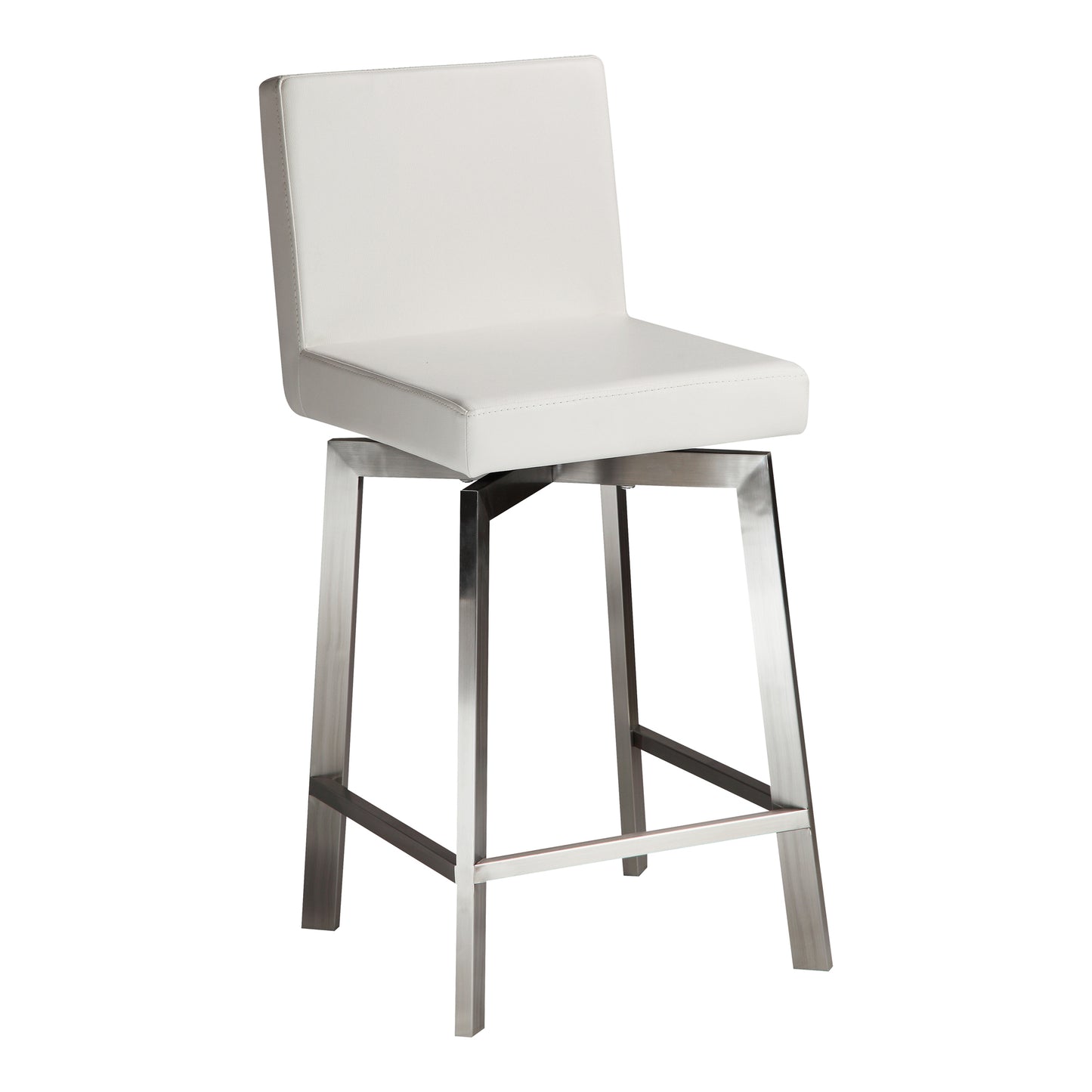 Giro Swivel Counter Stool White