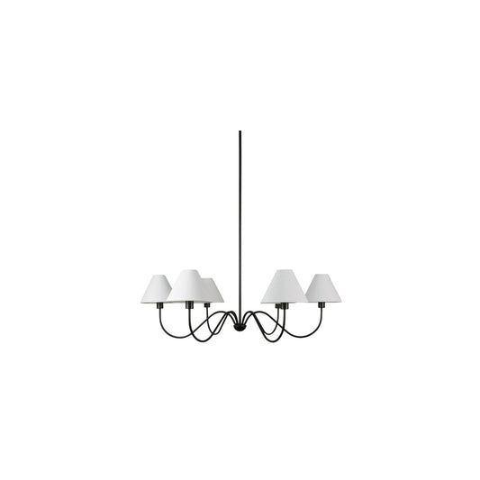 Whitney Chandelier Blackened Bronze