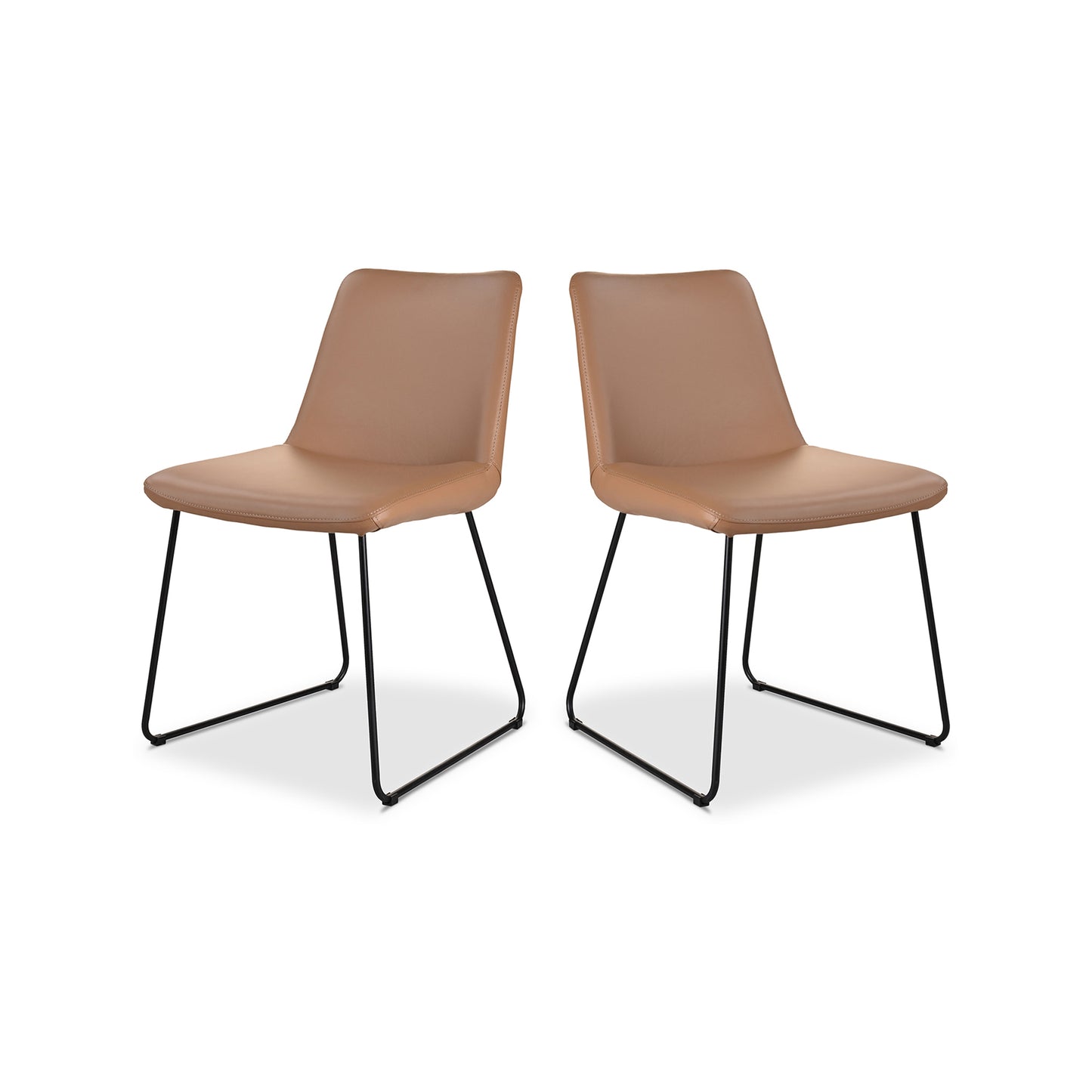 Villa Dining Chair Light Brown - Set Of Two