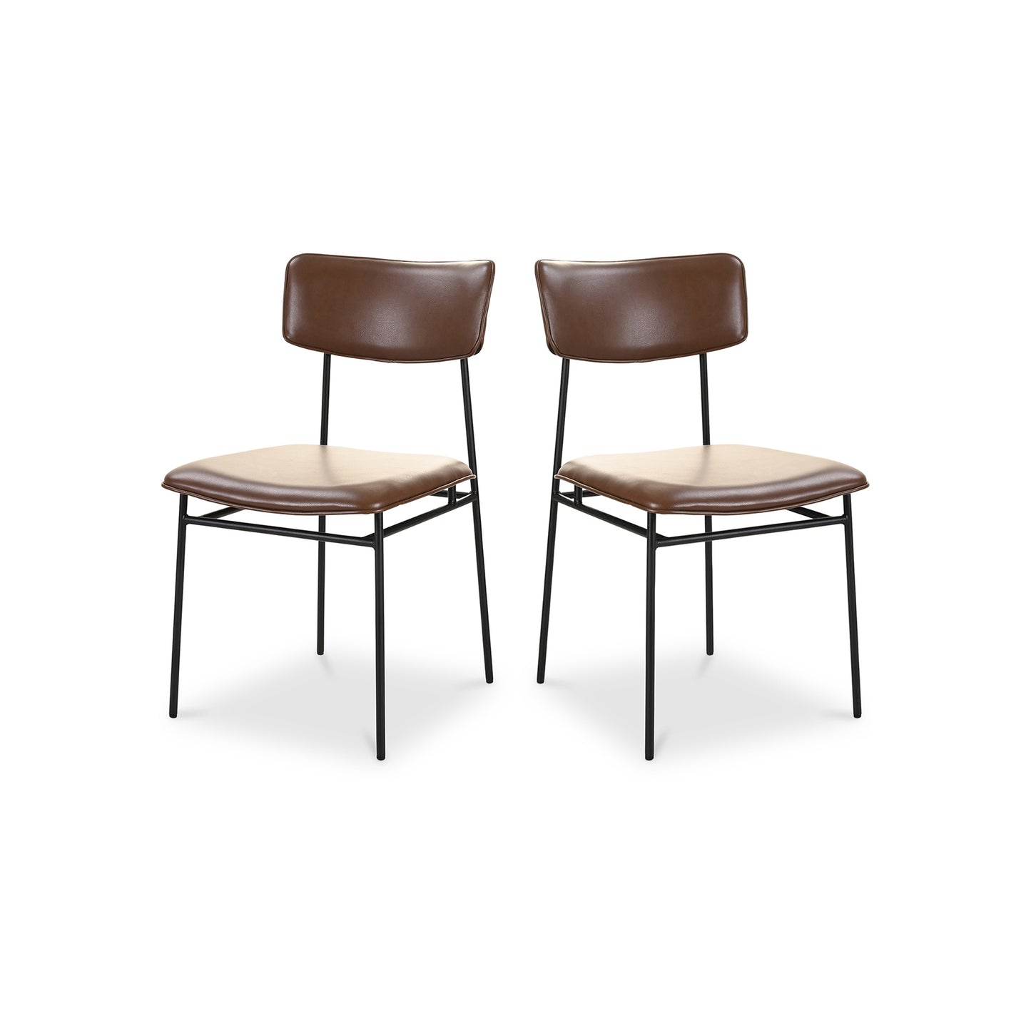 Sailor Dining Chair Dark Brown - Set Of Two