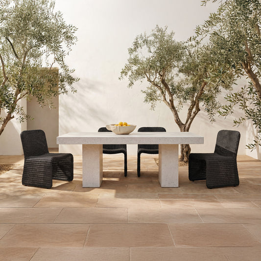 Ella Outdoor Dining Chair Charcoal-Set of Two