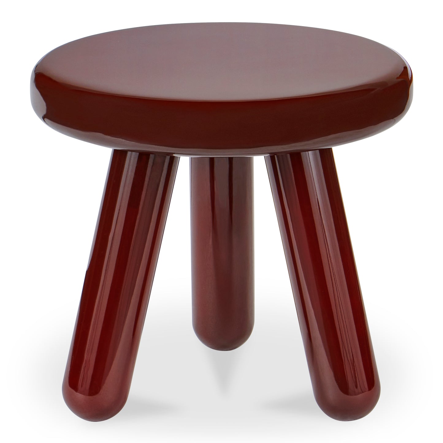 Joy Accent Table Deep Red Lacquer