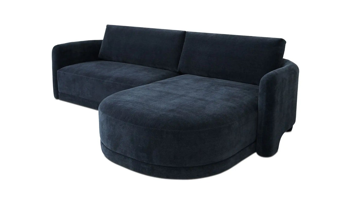 Emmy Sectional Dark Blue Right