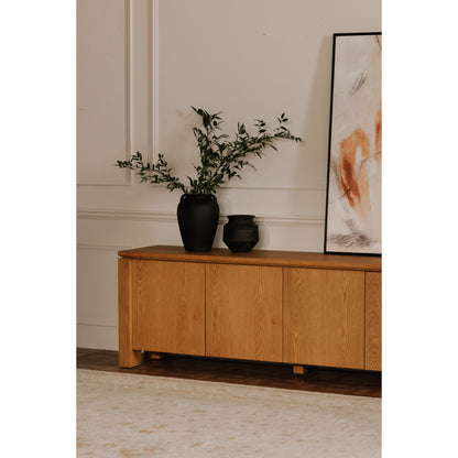 Brook Media Unit Country Oak