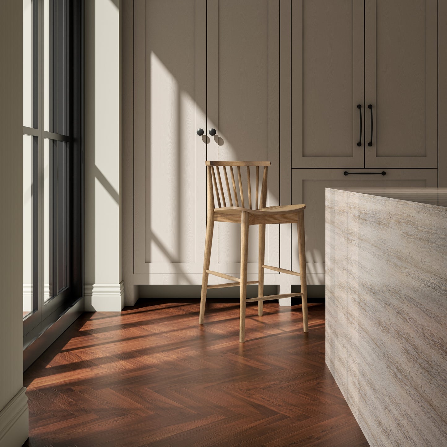 Marley Counter Stool Oak