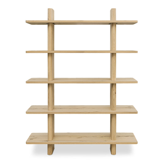 Casey Large Bookcase Rustic Oak