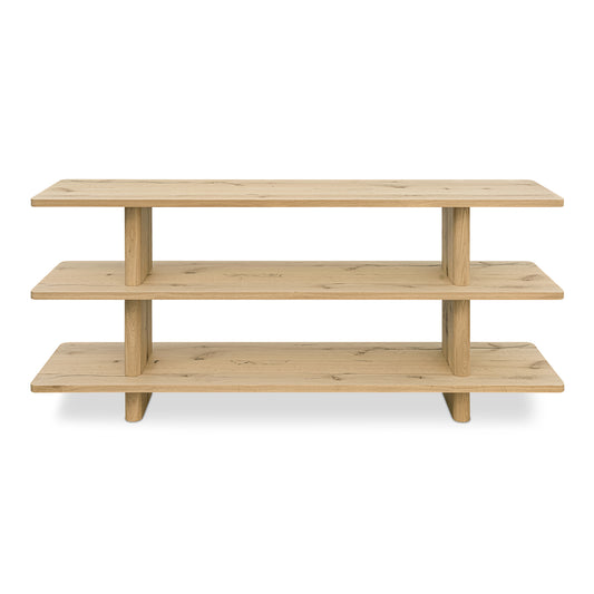 Casey Small Bookcase Rustic Oak