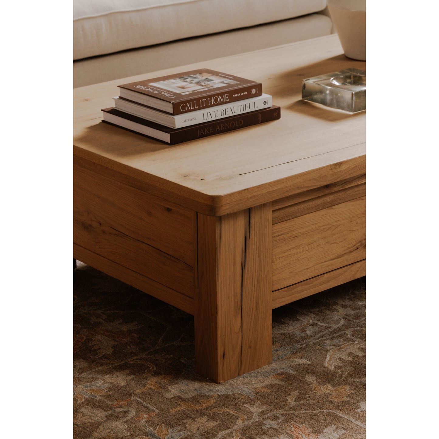 Graham Storage Coffee Table Rustic Oak