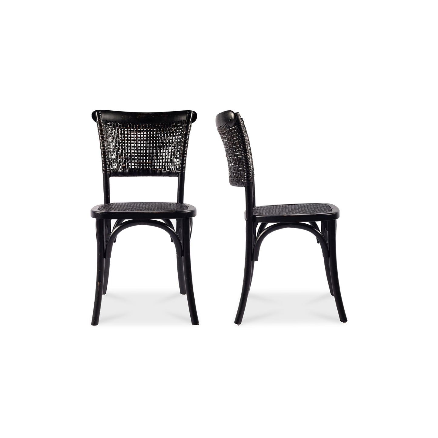 Churchill Dining Chair Antique Black - Set Of Two