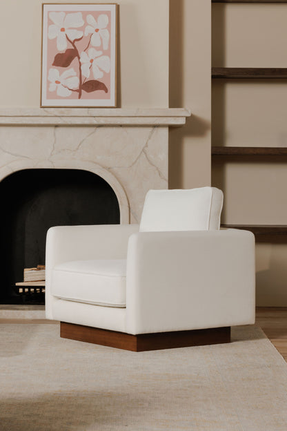 Vernon Accent Chair White