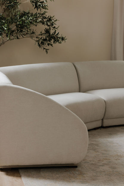 Fraser Right Arm Facing Sofa Off White