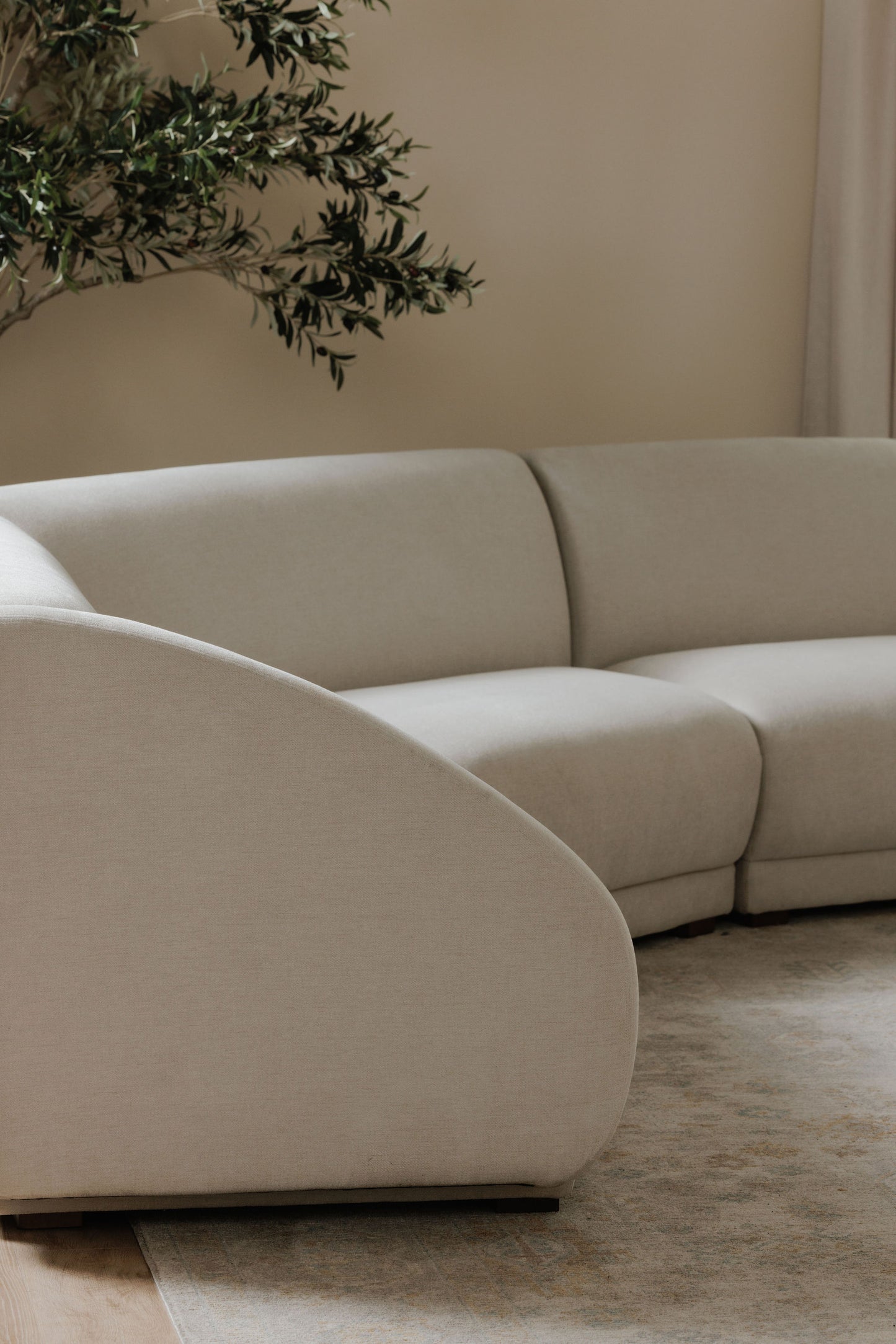 Fraser Right Arm Facing Sofa Off White