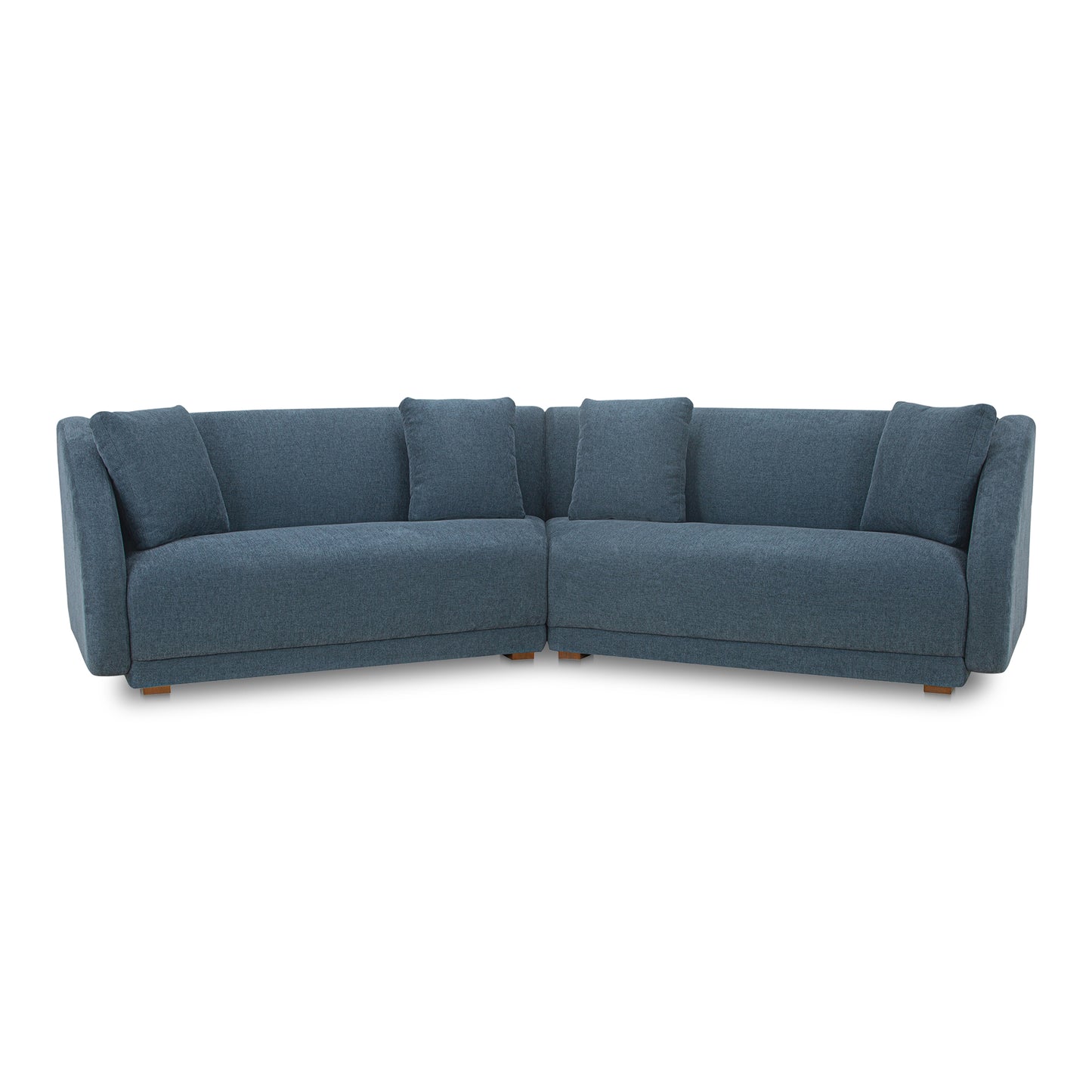 Fraser 2 Piece Modular Sofa Deep Blue