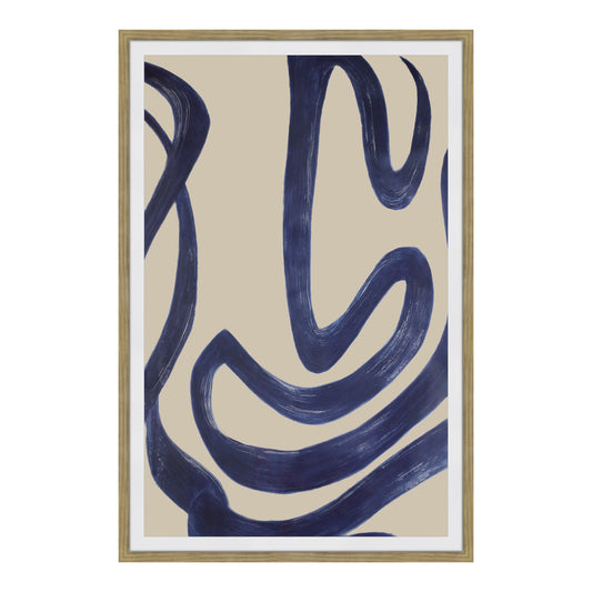 Clarity 1 Wall Painting Navy