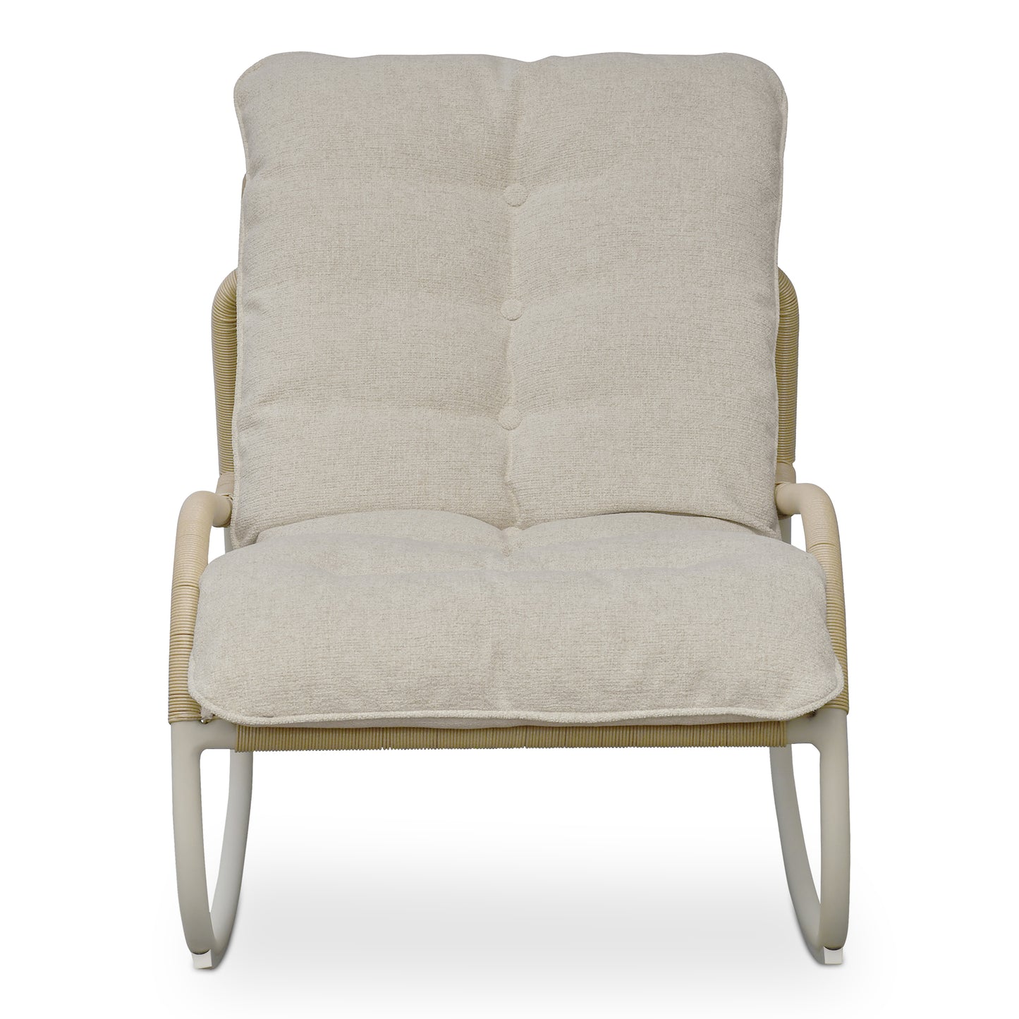 Lyra Outdoor Rocking Chair Beige