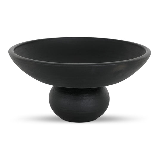 Asha Decorative Bowl Black Terracotta