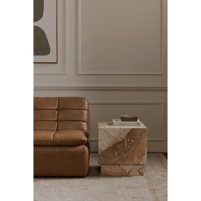 Layla Side Table Breccia Marble