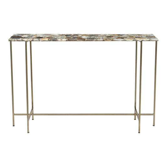 Agate Console Table Multi Color