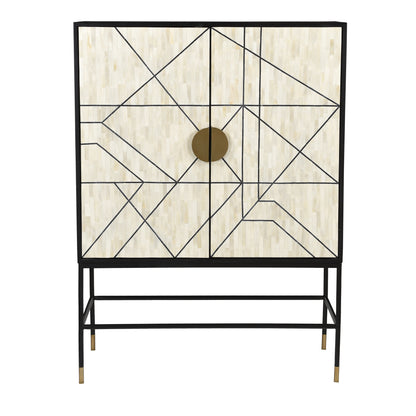 Shaws Cabinet Cream and Black