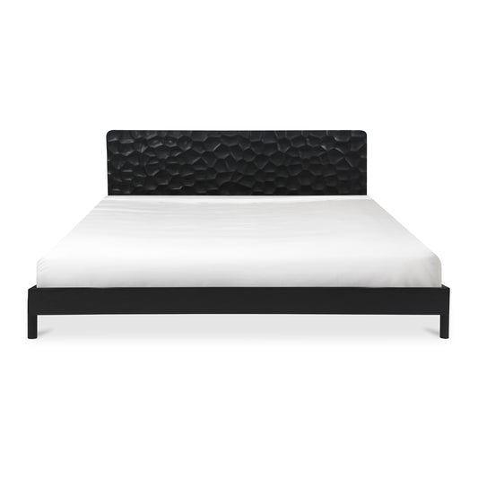 Misaki Queen Bed Black