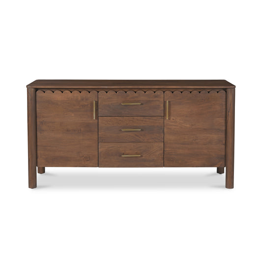 Wiley 3 Drawer Sideboard Vintage Brown