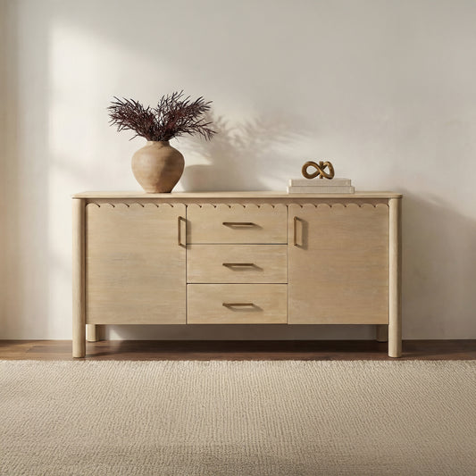 Wiley 3 Drawer Sideboard Natural